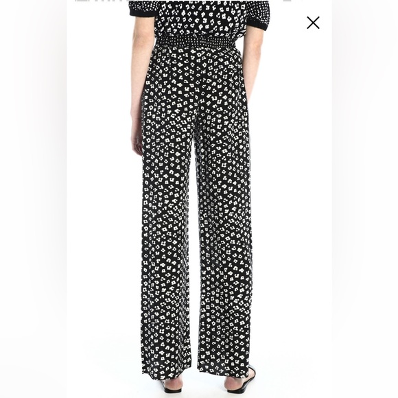 SOLD! on Ebay MaxMara label cut Made in Italy Silk Wide-leg joggers M 165/88A - Picture 4 of 12